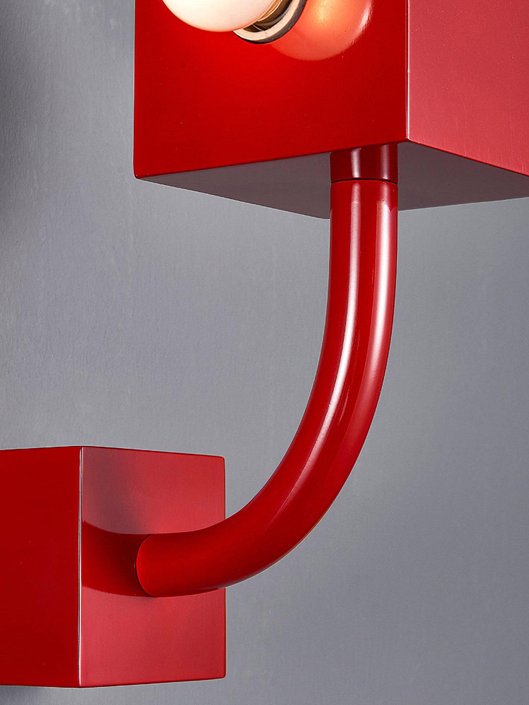 Red Cube Wall Lamp - Vakkerlight