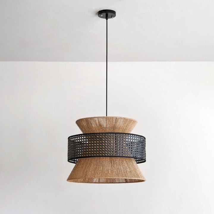 Reed Woven Rattan Pendant Light