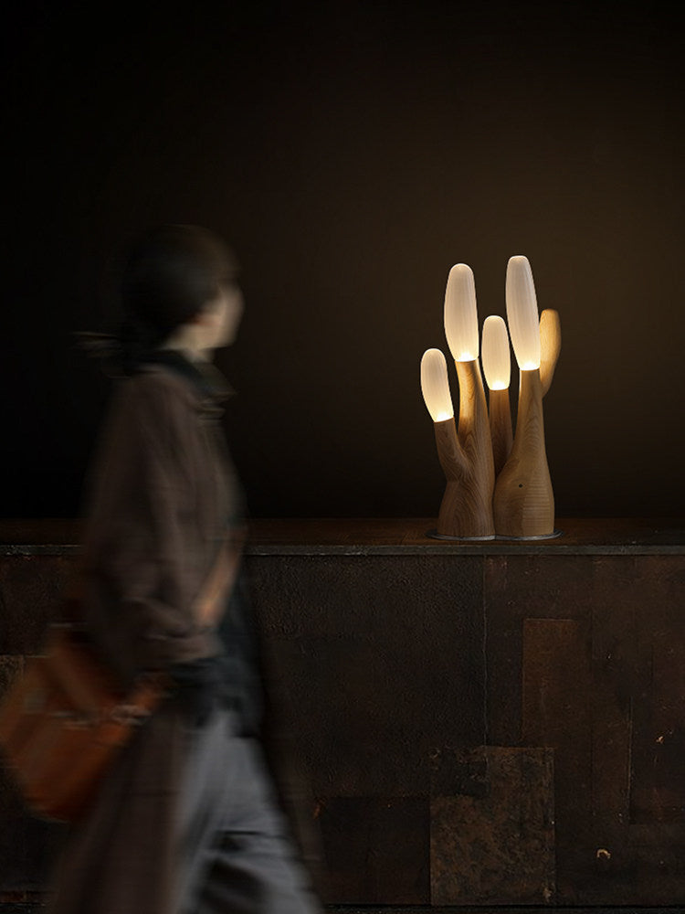 Reef Wood Table Lamp