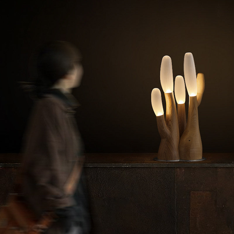 Reef Wood Table Lamp