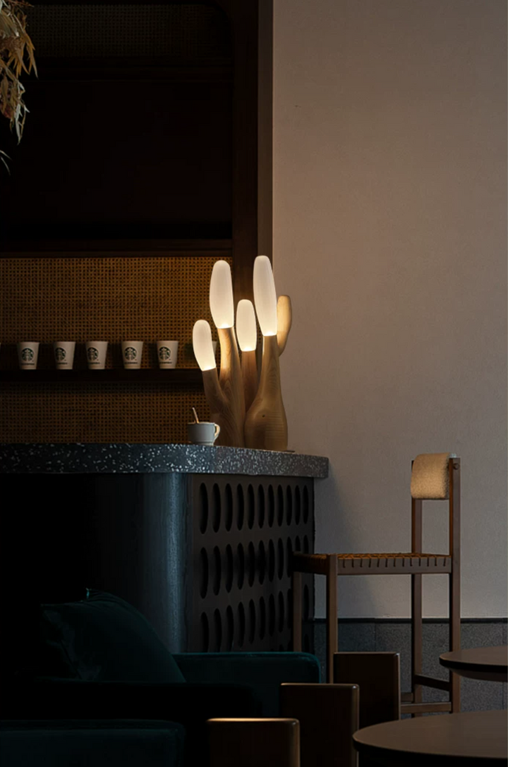 Reef Wood Table Lamp