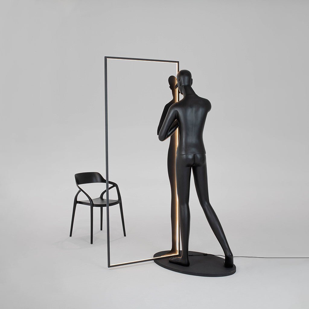 Mirror Sculpture Floor Lamp - Vakkerlight