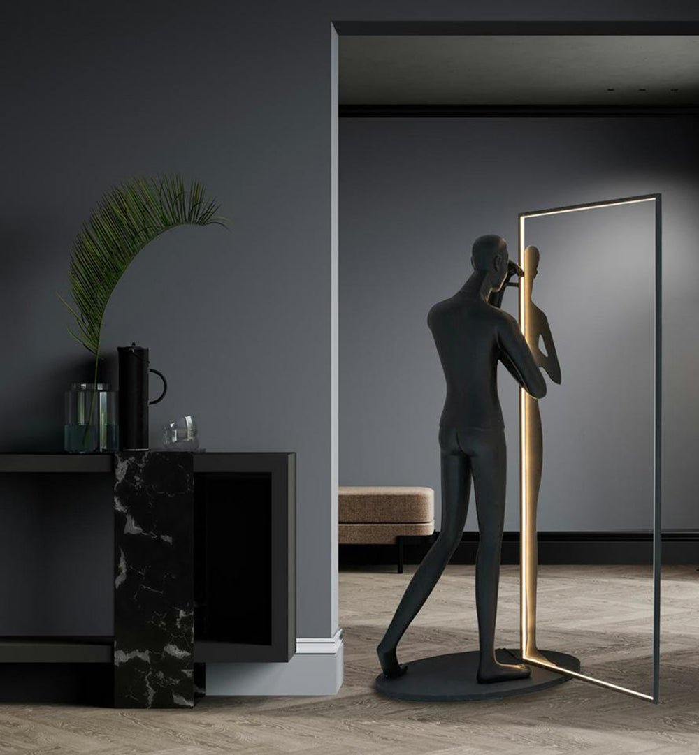 Mirror Sculpture Floor Lamp - Vakkerlight