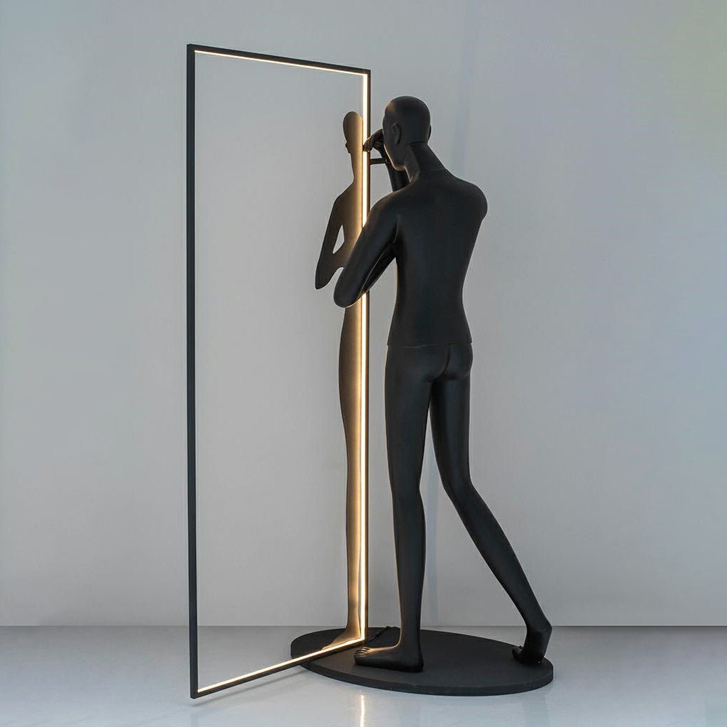 Mirror Sculpture Floor Lamp - Vakkerlight