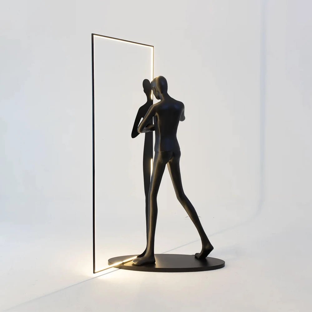 Mirror Sculpture Floor Lamp - Vakkerlight