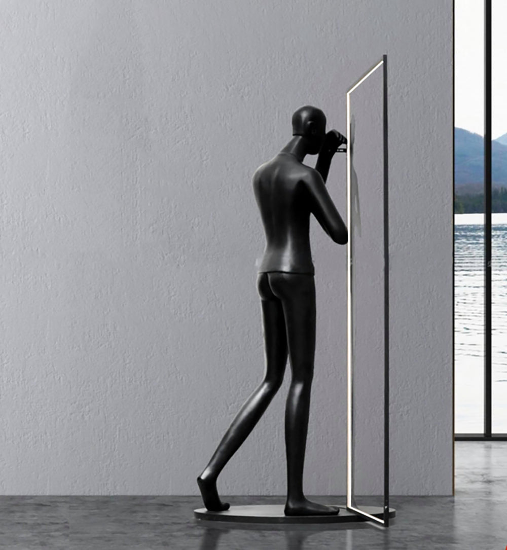 Mirror Sculpture Floor Lamp - Vakkerlight