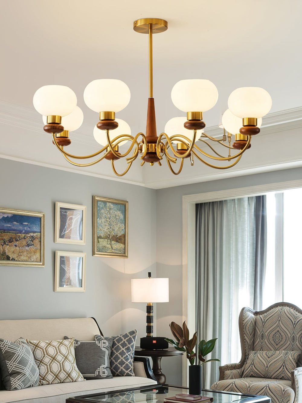 Regency Globe Chandelier - Vakkerlight