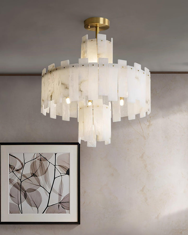 Regina Alabaster Chandelier - Vakkerlight