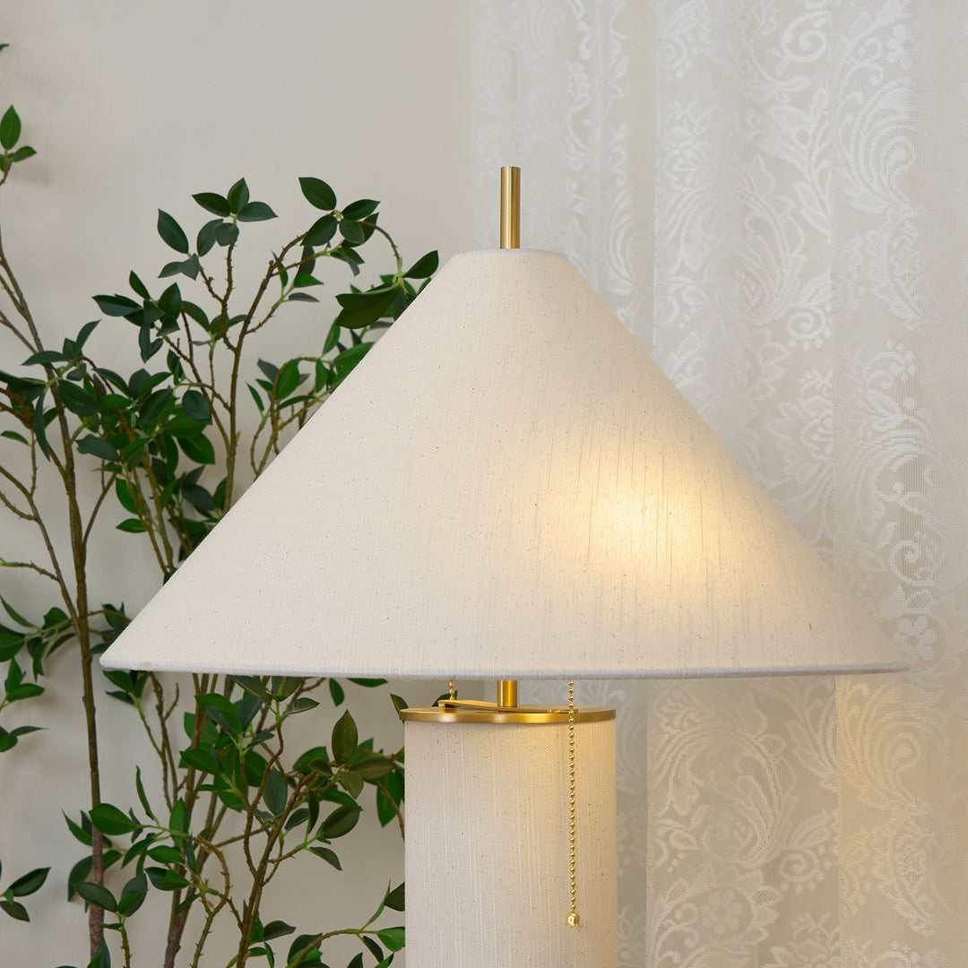 Remi Linen Table Lamp - Vakkerlight