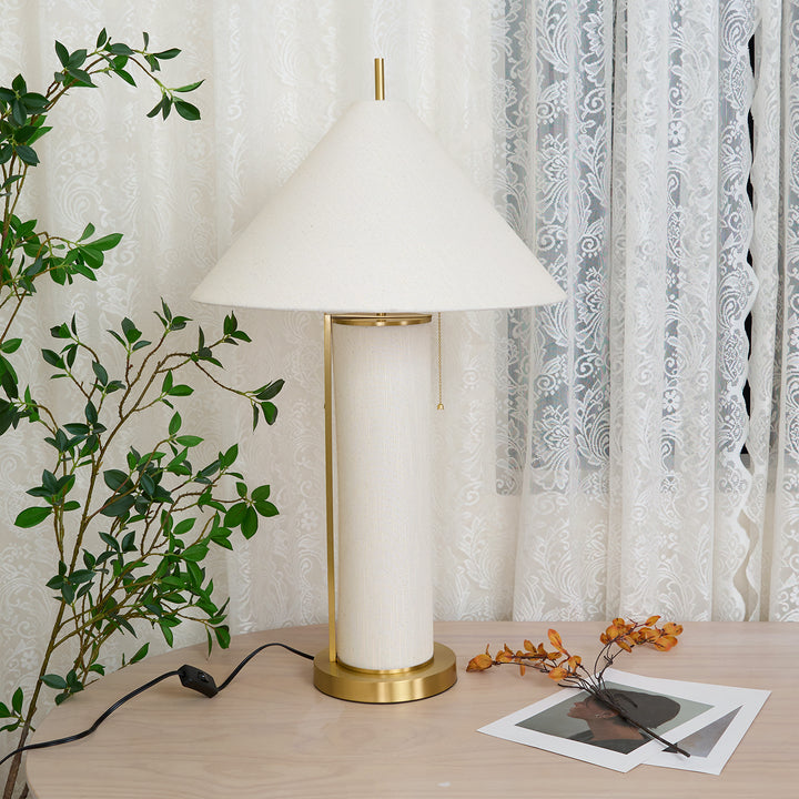 Remi Linen Table Lamp - Vakkerlight