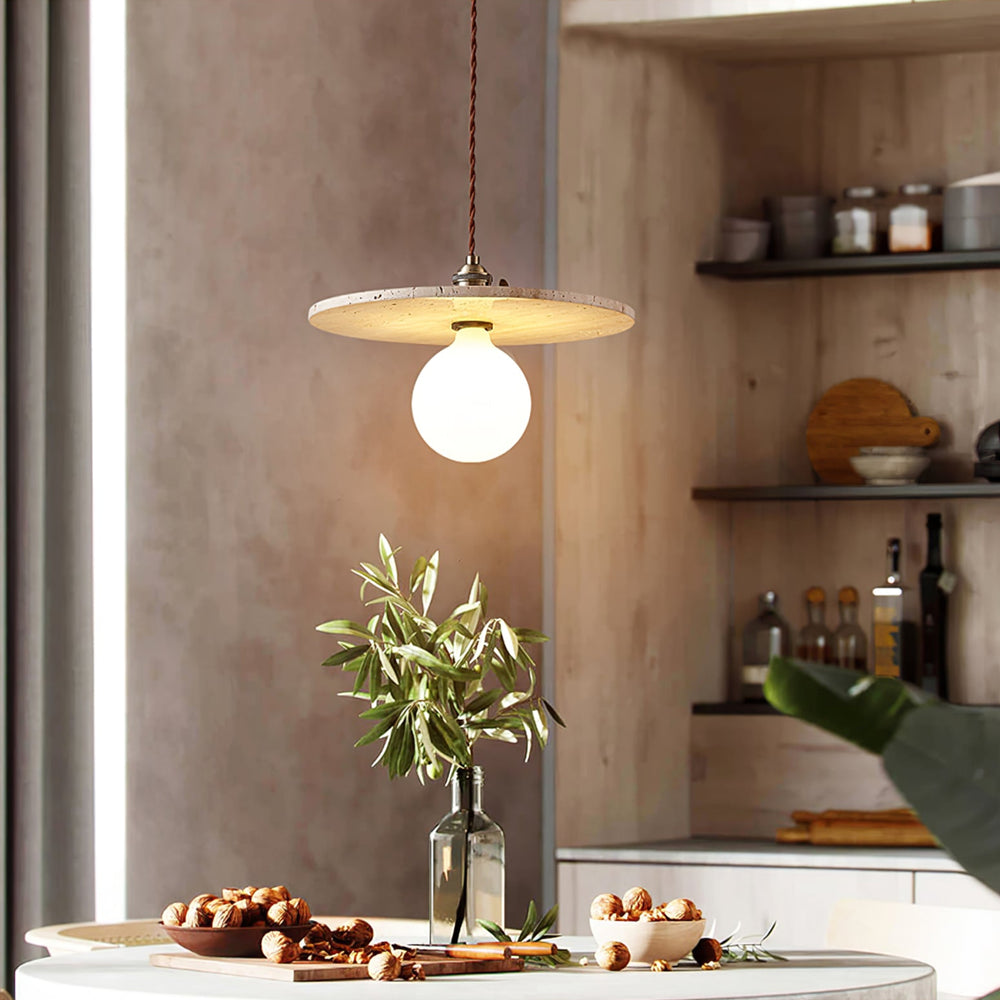 Renzo Travertine Pendant Light - Vakkerlight
