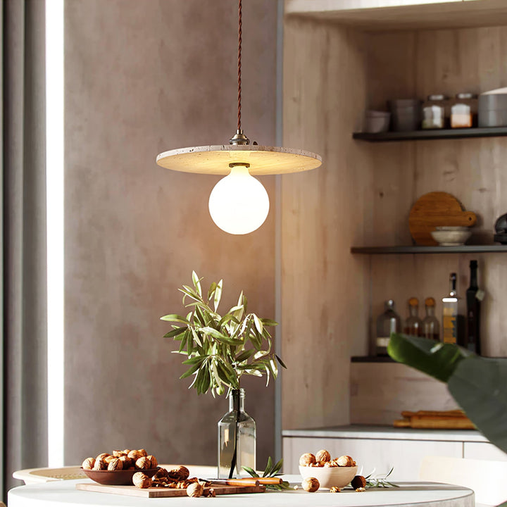 Renzo Travertine Pendant Light - Vakkerlight