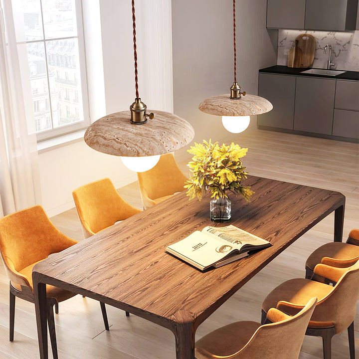 Renzo Travertine Pendant Light - Vakkerlight