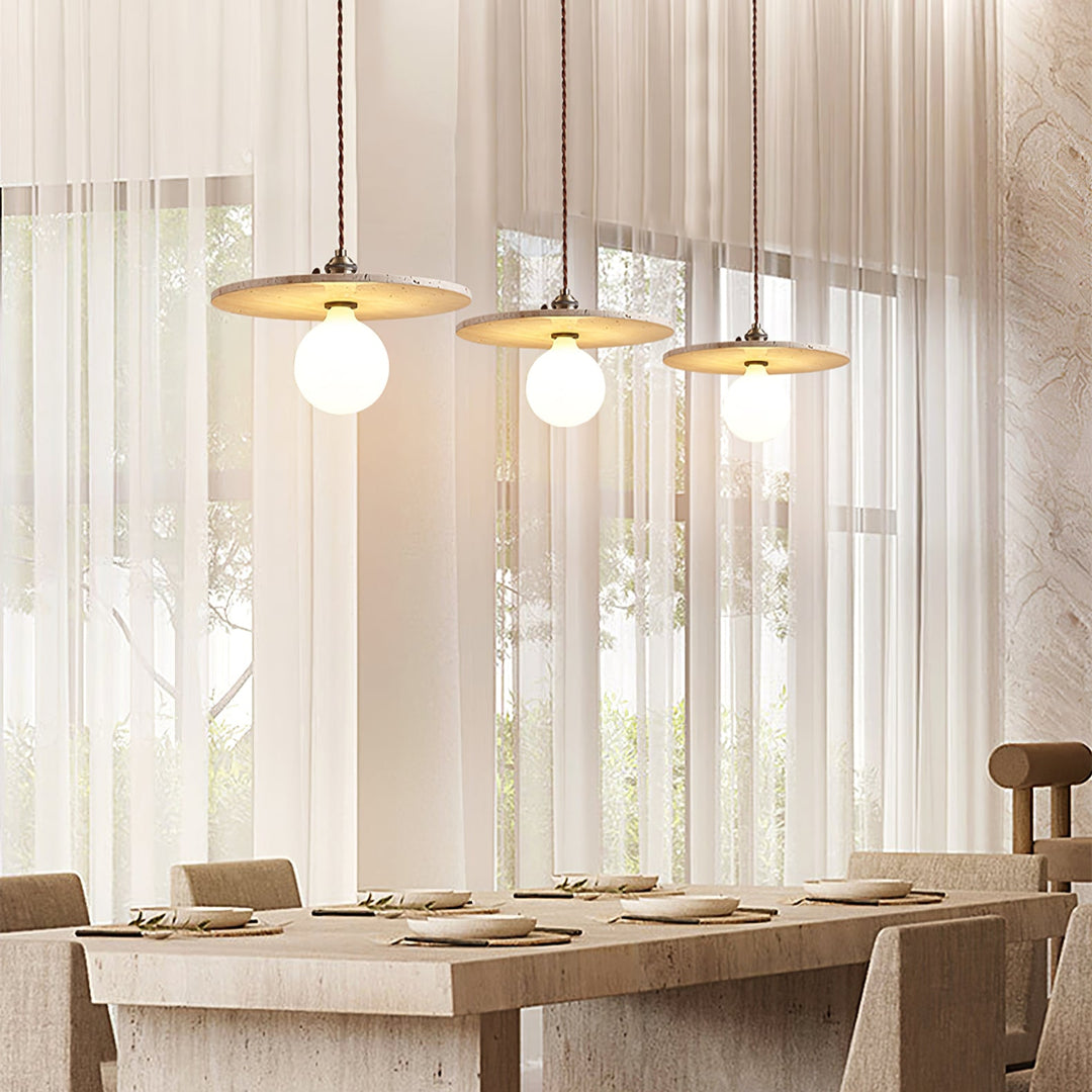 Renzo Travertine Pendant Light - Vakkerlight