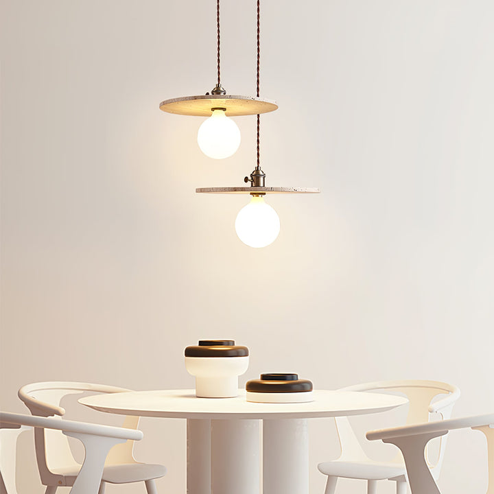 Renzo Travertine Pendant Light - Vakkerlight