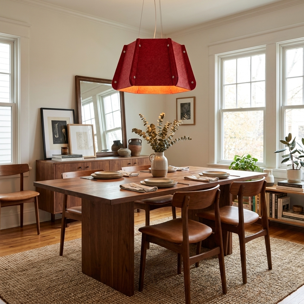Repose Paneled Acoustic Pendant Light