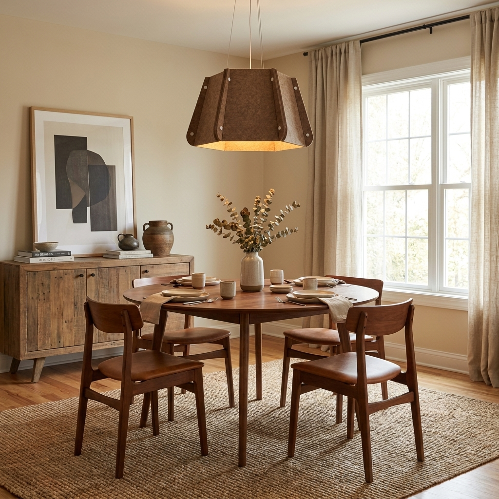 Repose Paneled Acoustic Pendant Light
