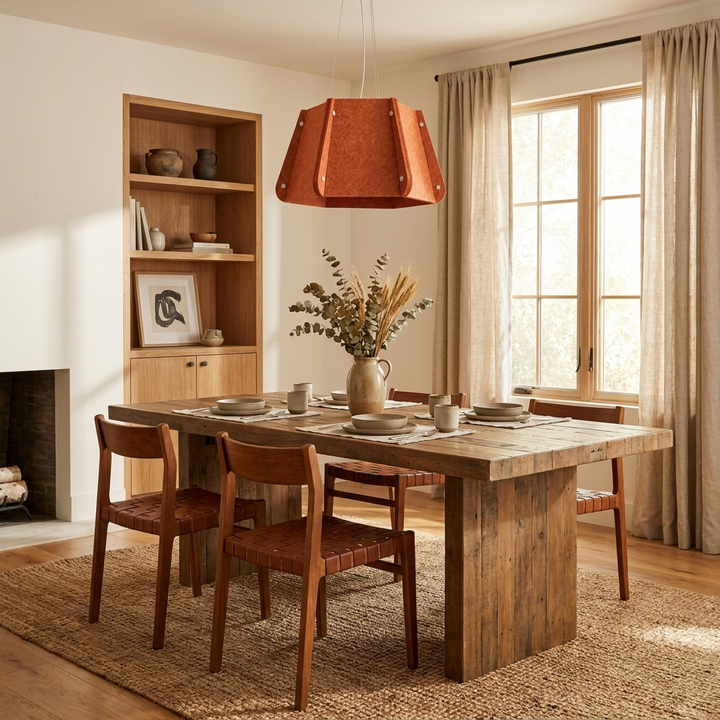 Repose Paneled Acoustic Pendant Light