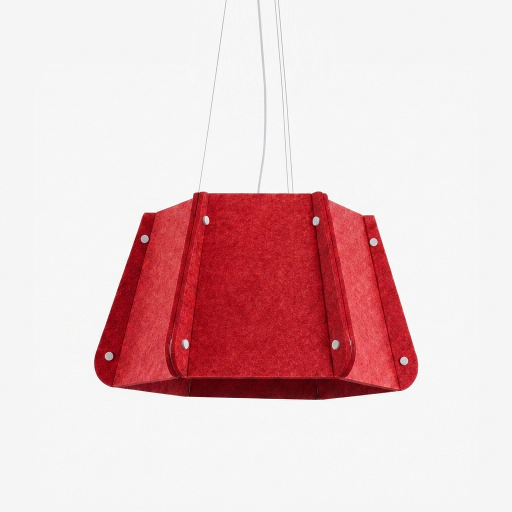 Repose Paneled Acoustic Pendant Light