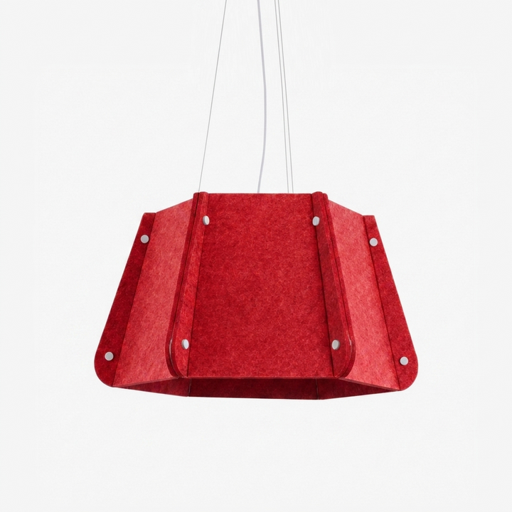 Repose Paneled Acoustic Pendant Light