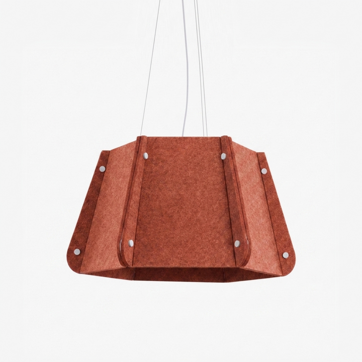 Repose Paneled Acoustic Pendant Light