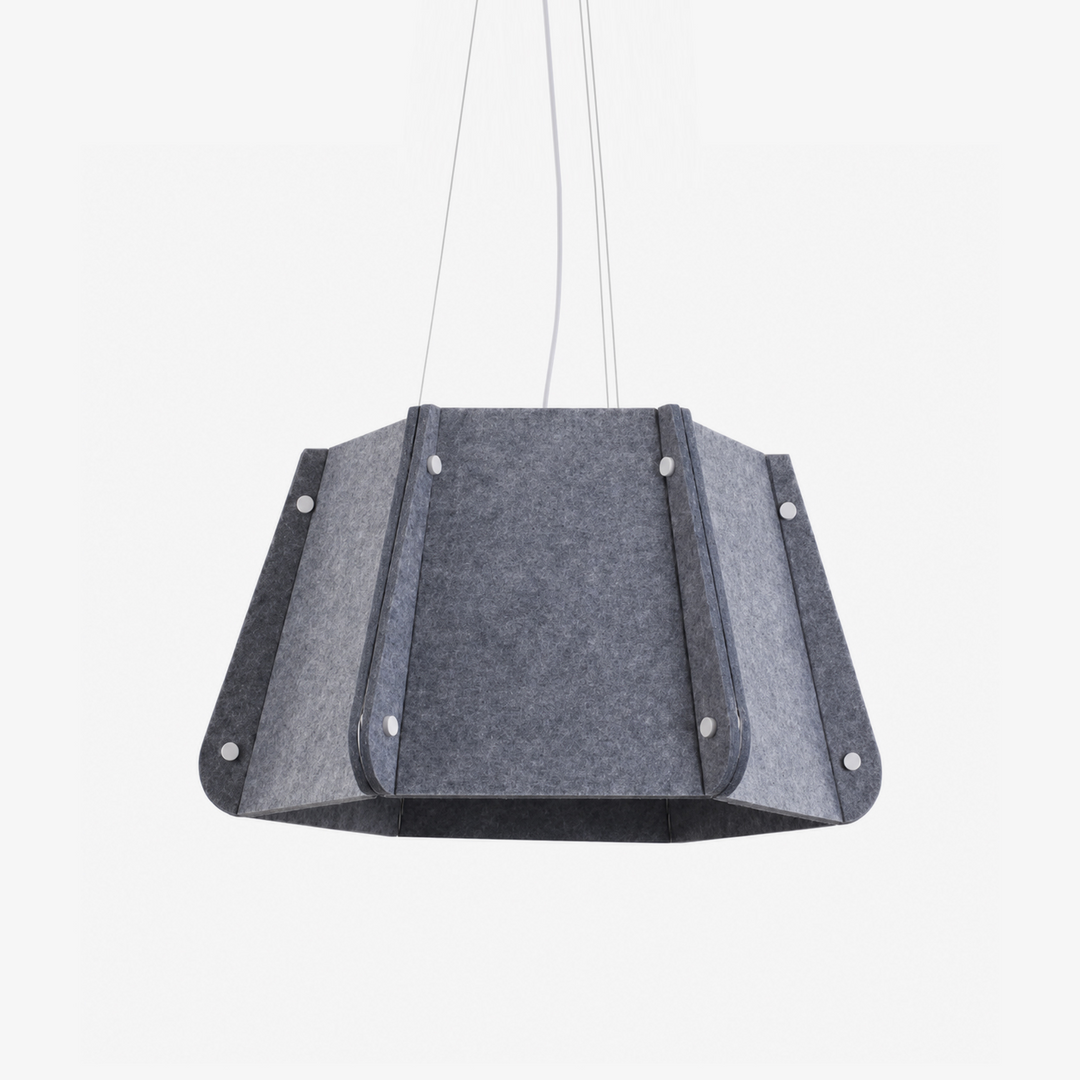 Repose Paneled Acoustic Pendant Light