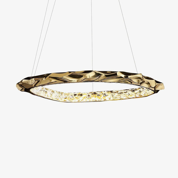 Resin Circlet Brass Pendant Lamp - Vakkerlight