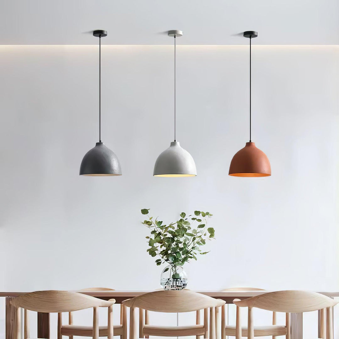 Resin Bowl Pendant Lamp - Vakkerlight