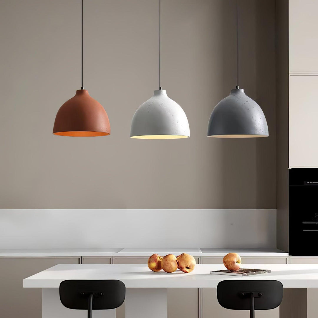 Resin Bowl Pendant Lamp - Vakkerlight