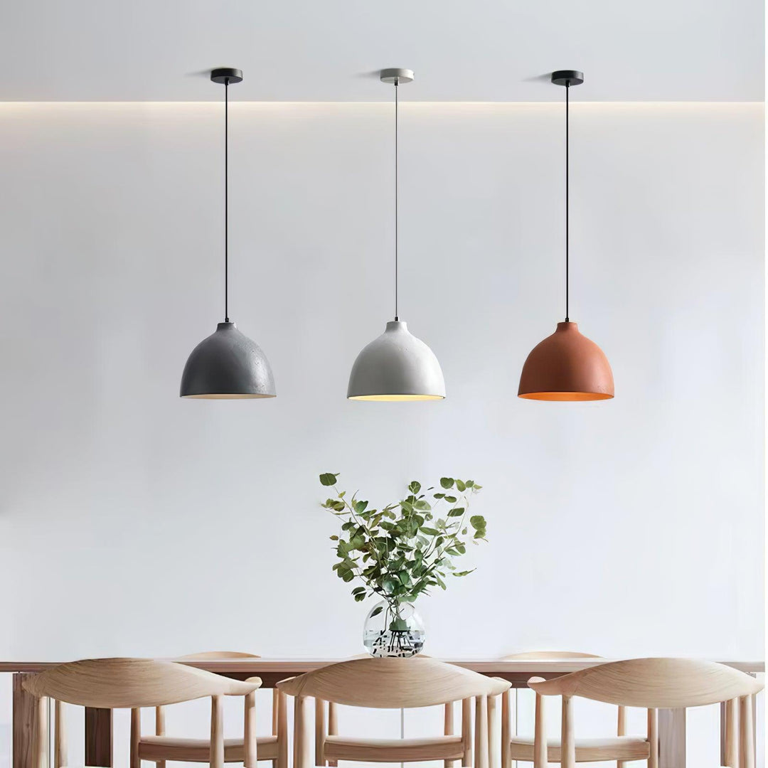 Resin Bowl Pendant Lamp - Vakkerlight