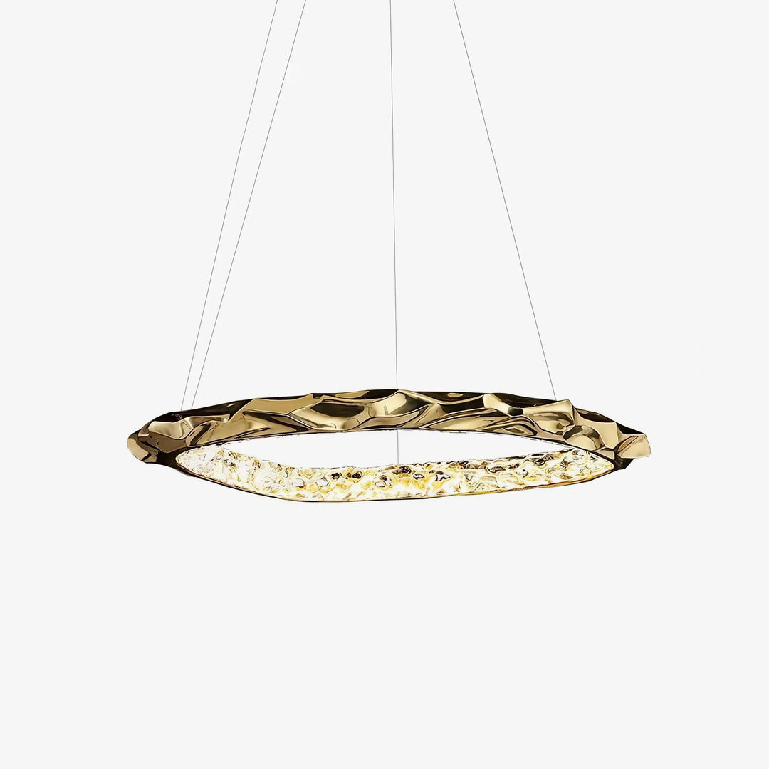 Resin Circlet Brass Pendant Lamp - Vakkerlight