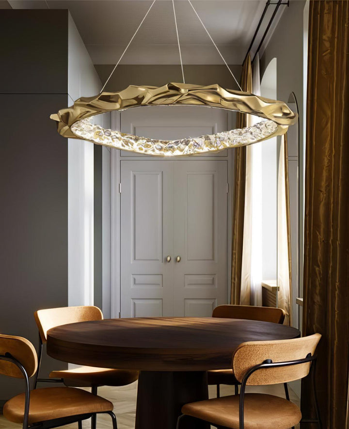 Resin Circlet Brass Pendant Lamp - Vakkerlight