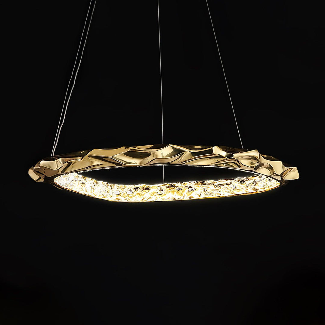 Resin Circlet Brass Pendant Lamp - Vakkerlight