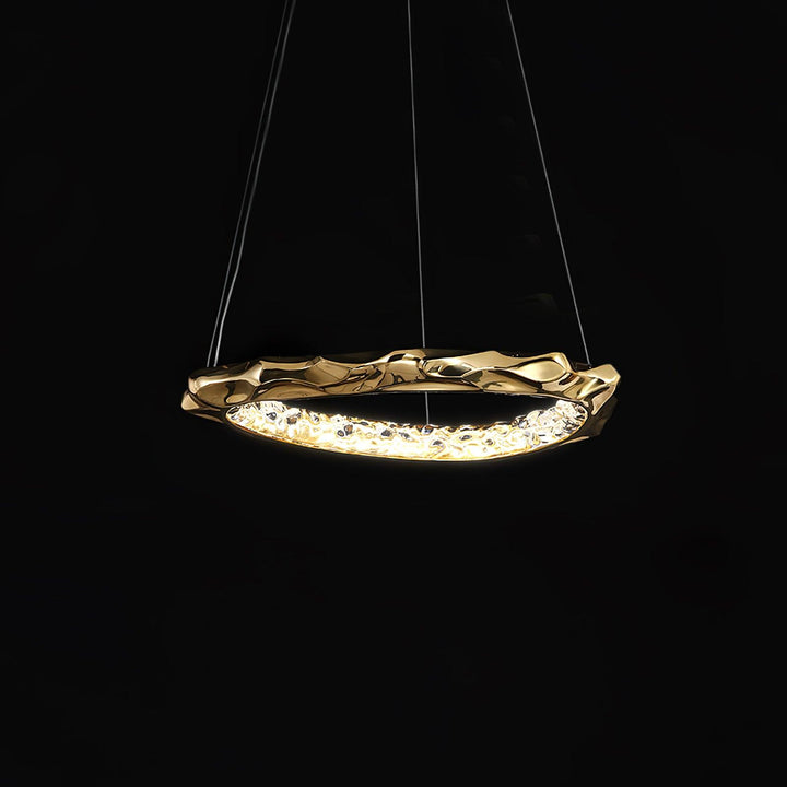 Resin Circlet Brass Pendant Lamp - Vakkerlight