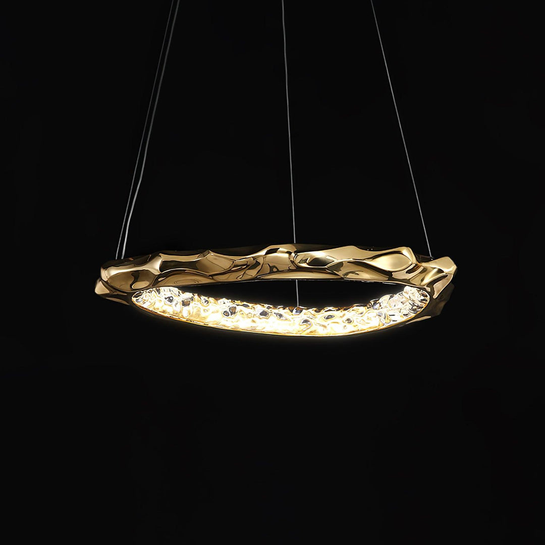 Resin Circlet Brass Pendant Lamp - Vakkerlight