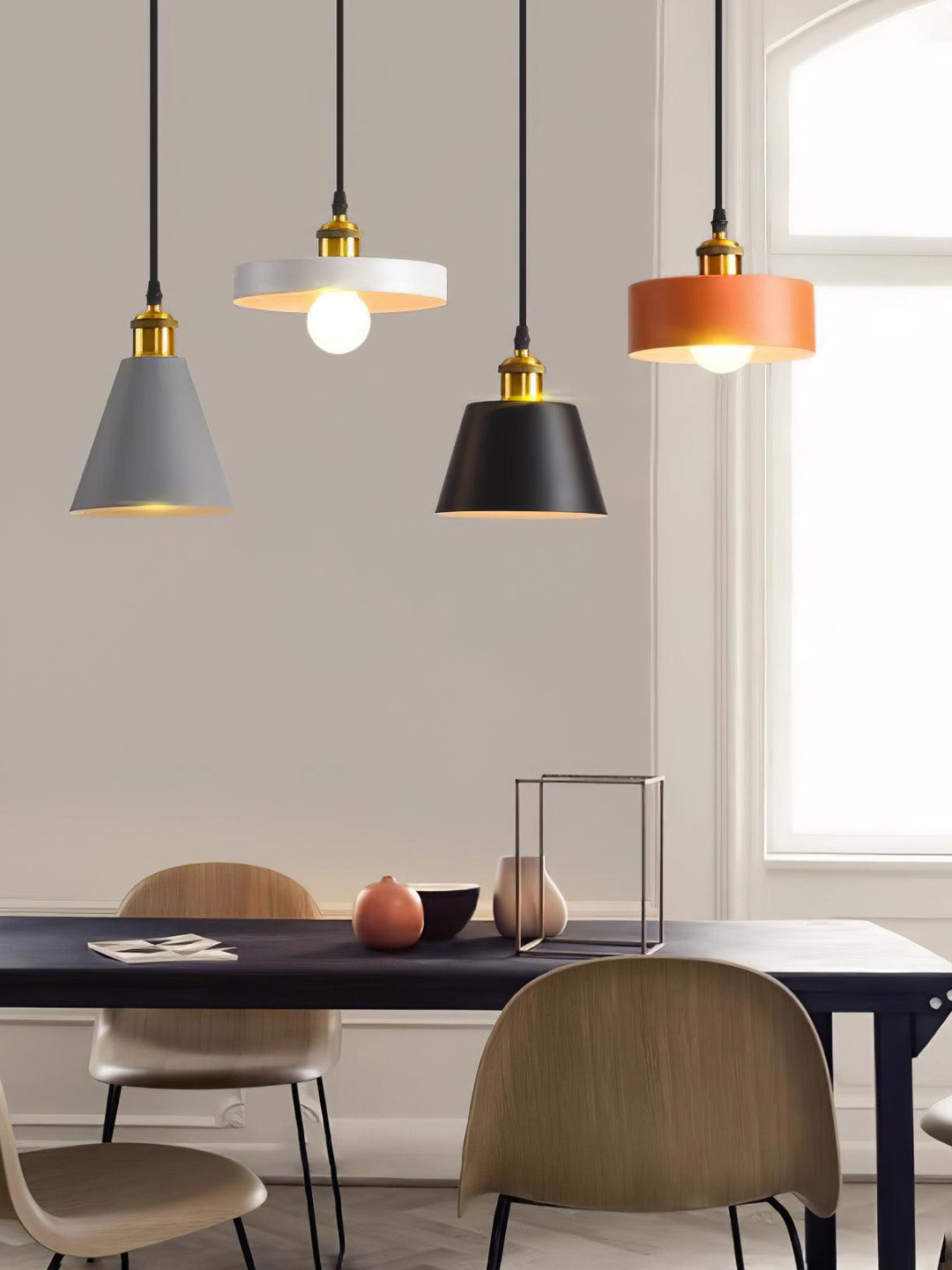 Resin Geometric Pendant Lamp - Vakkerlight