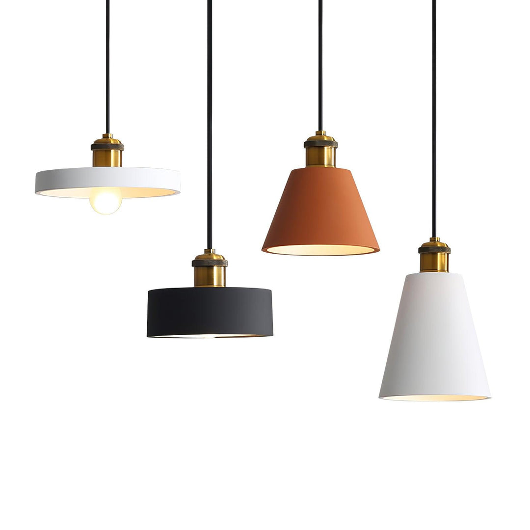 Resin Geometric Pendant Lamp - Vakkerlight