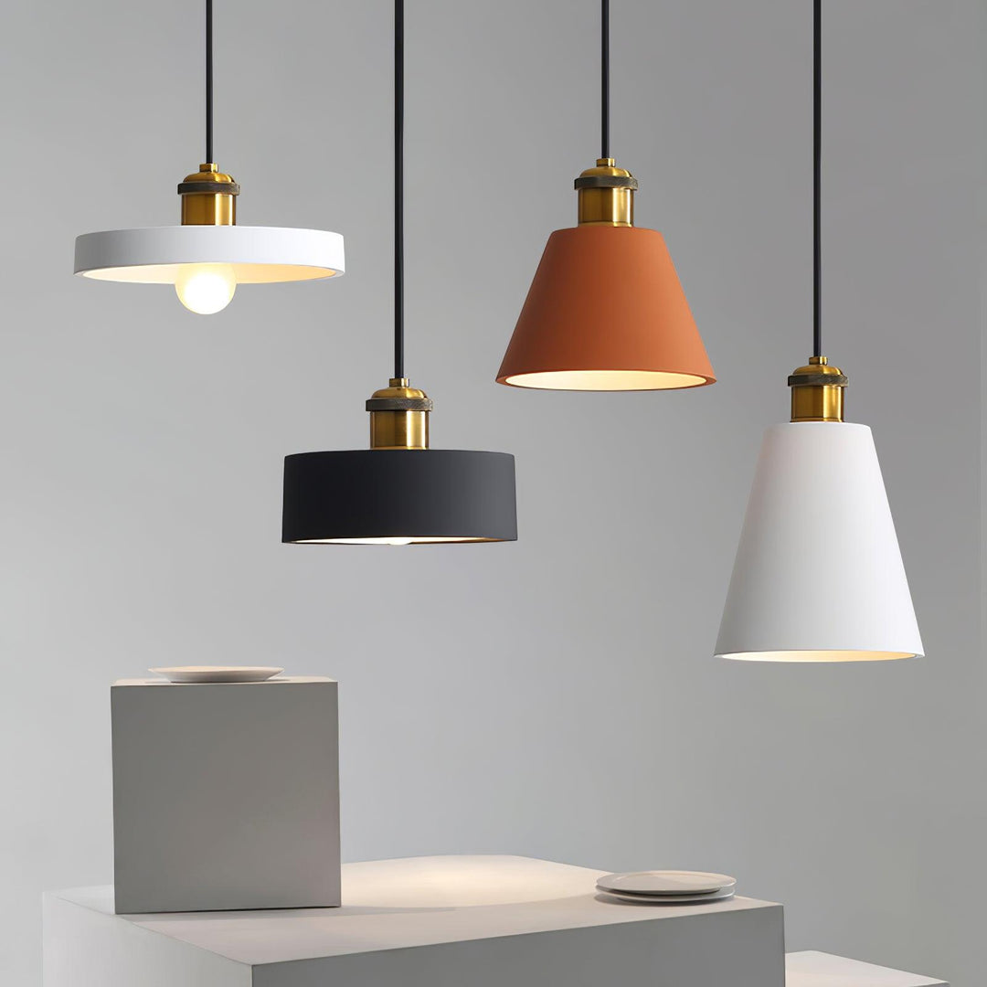 Resin Geometric Pendant Lamp - Vakkerlight