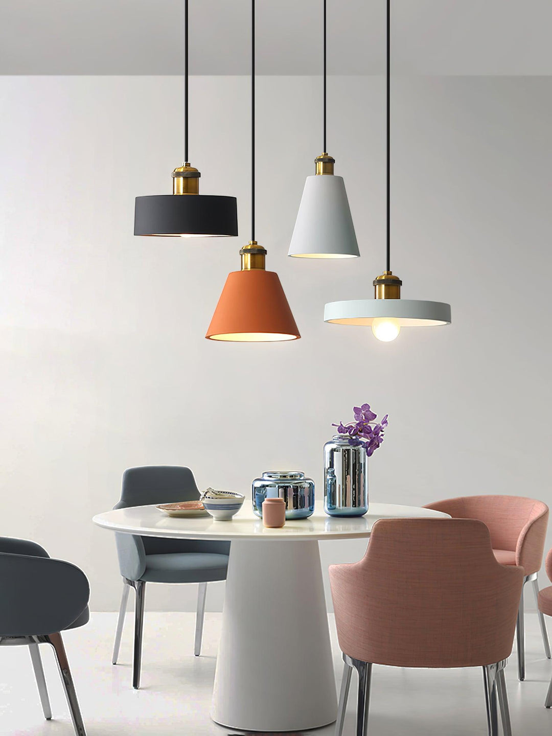 Resin Geometric Pendant Lamp - Vakkerlight