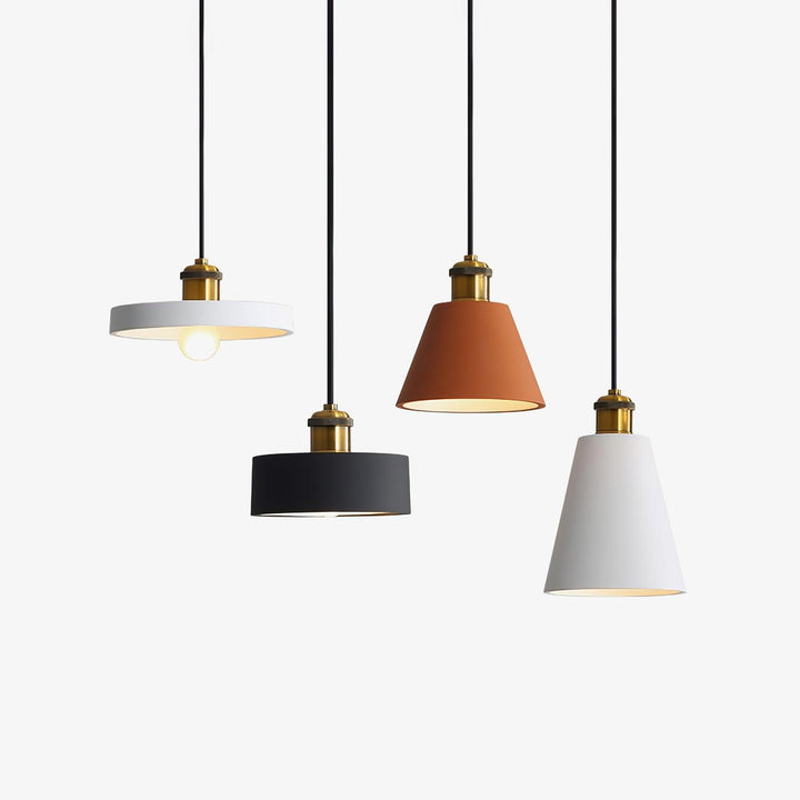 Resin Geometric Pendant Lamp - Vakkerlight