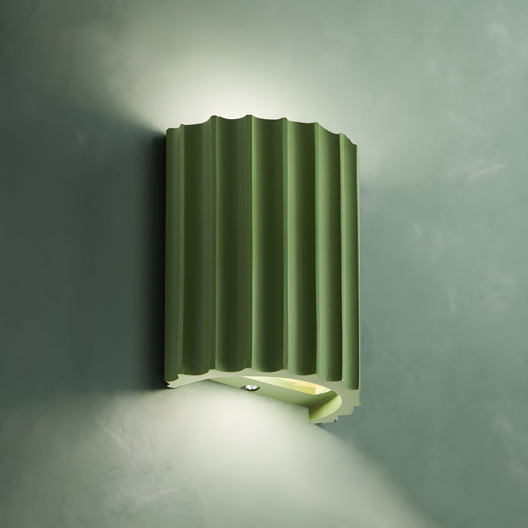 Resin Ribbed Wall Lamp - Vakkerlight