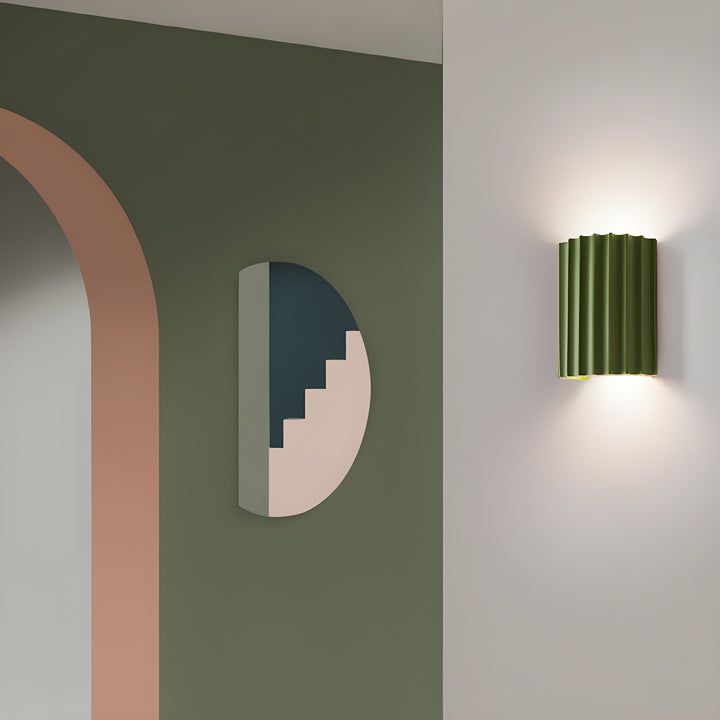 Resin Ribbed Wall Lamp - Vakkerlight