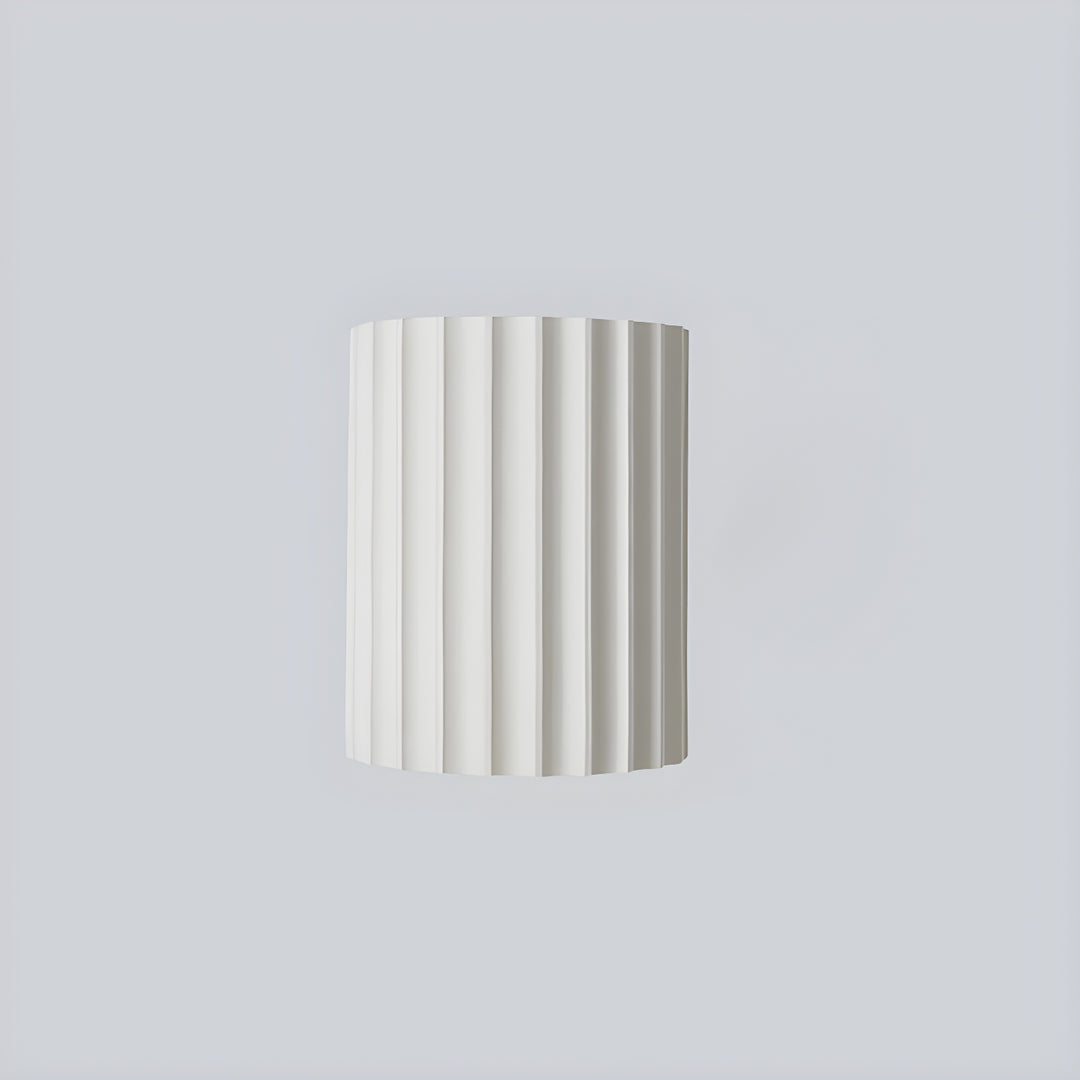 Resin Ribbed Wall Lamp