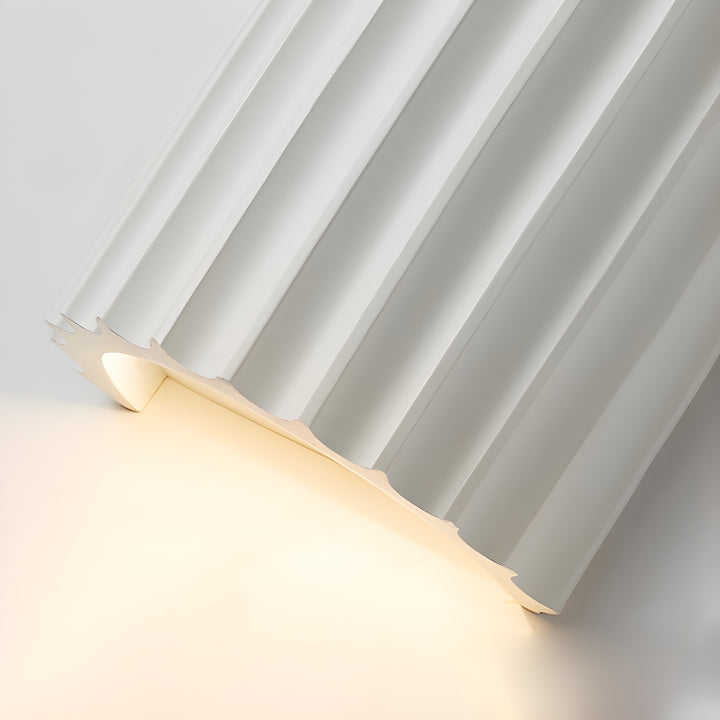 Resin Ribbed Wall Lamp - Vakkerlight