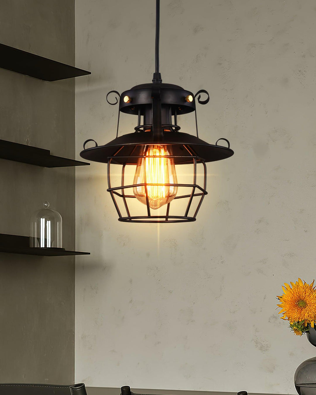 Retro Birdcage Pendant Light - Vakkerlight