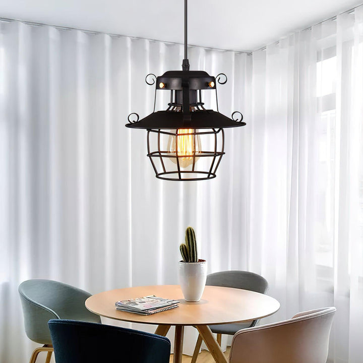 Retro Birdcage Pendant Light - Vakkerlight