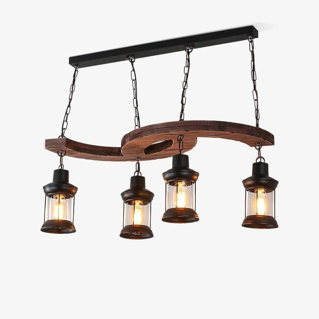 Retro Boat Wood Chandelier - Vakkerlight