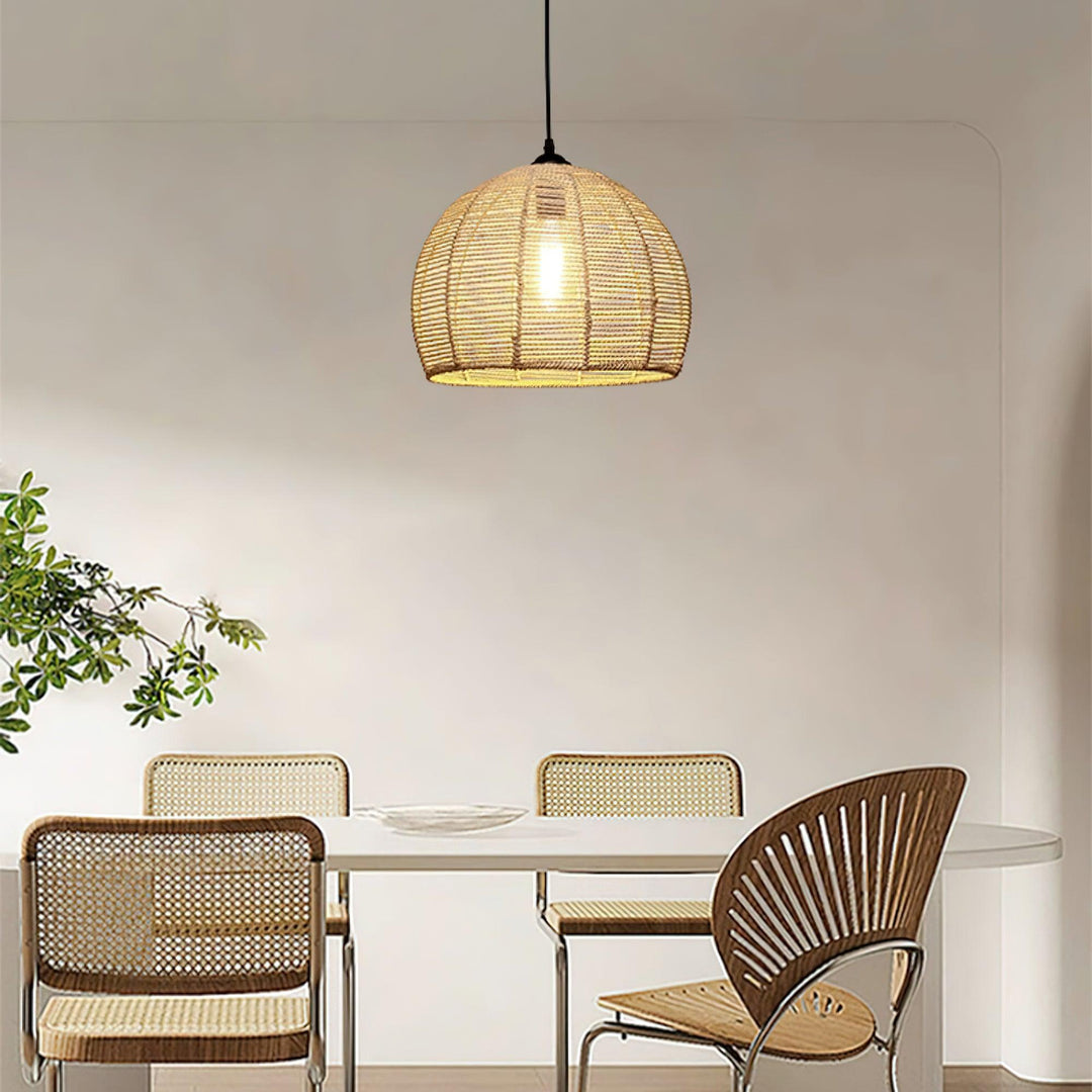 Retro Hemp Rope Interesting Pendant Light - Vakkerlight