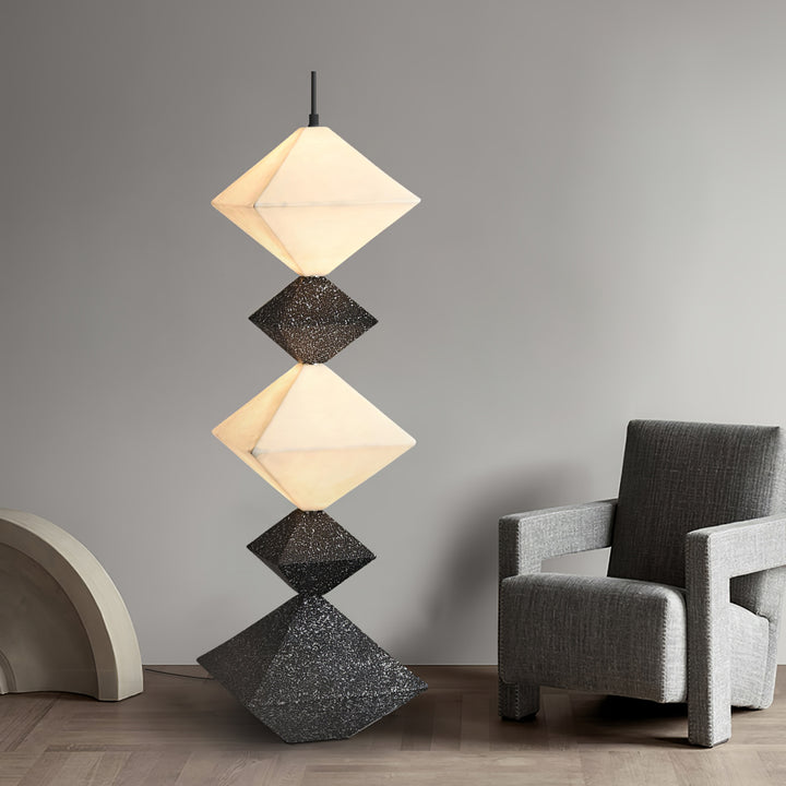 Rhombus Cube Floor Lamp - Vakkerlight