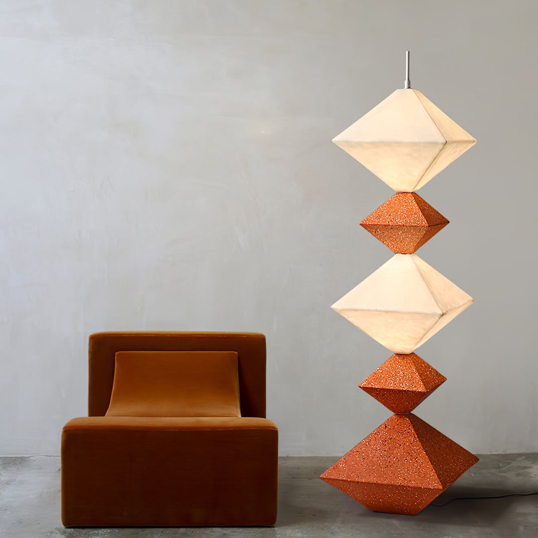 Rhombus Cube Floor Lamp - Vakkerlight